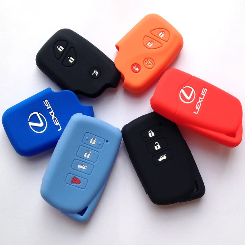Silicone Key Case Cover for Lexus NX200 RX300 ES18 ES300 IS270 300 Smart 4 Models