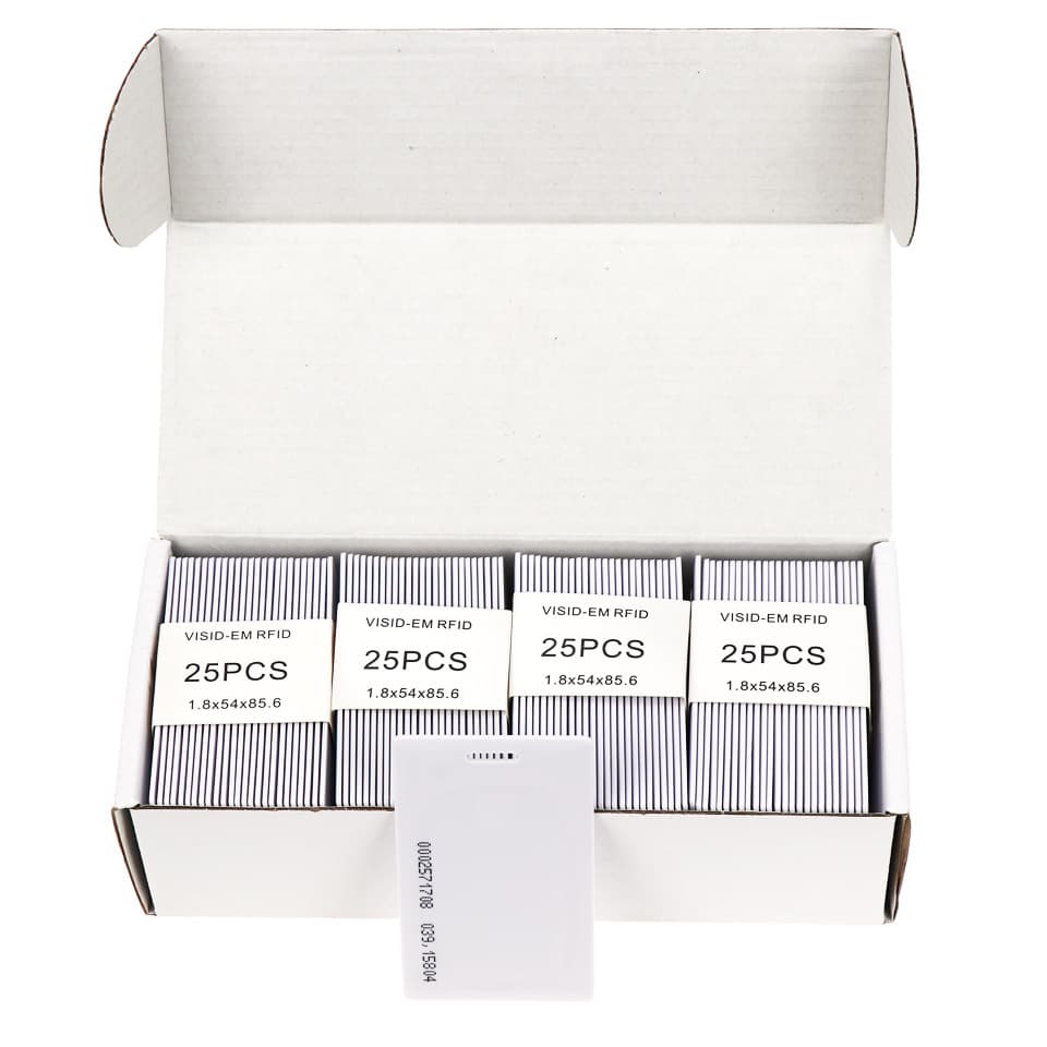 ID White Card TK4100 Thick Card EM4100 Standard Low Frequency White Card 125Khz Access Control Induction Card