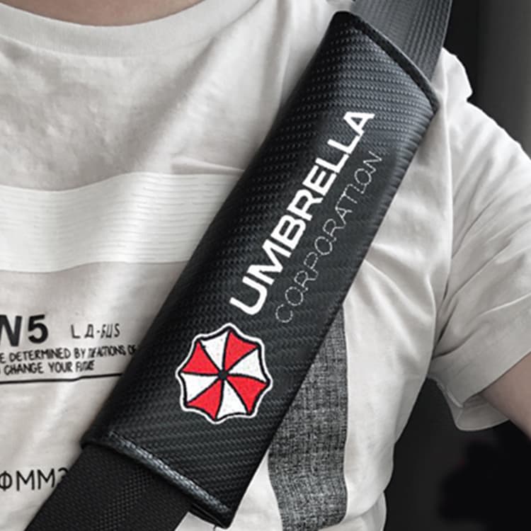 Car Seat Belt Shoulder Pad, Carbon Fiber Shoulder Protector, Carbon Fiber Pattern Seat Belt Cover, Car Accessories