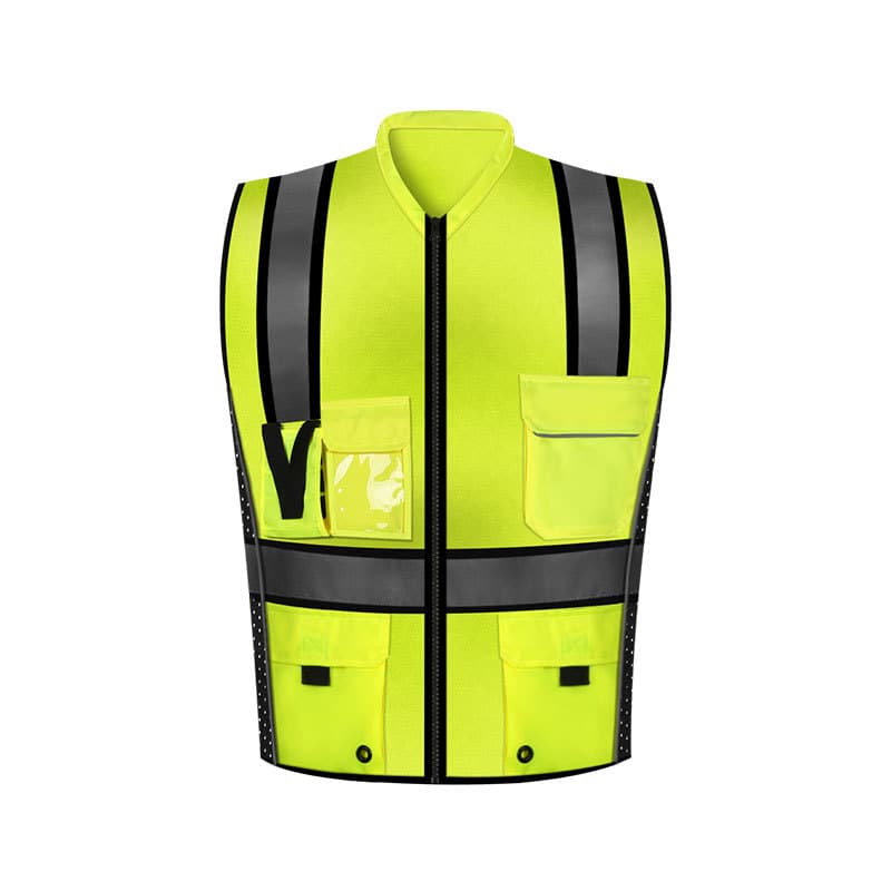 SFVEST factory direct sales reflective vest reflective vest traffic safety reflective clothing multi-pocket reflective safety clothing