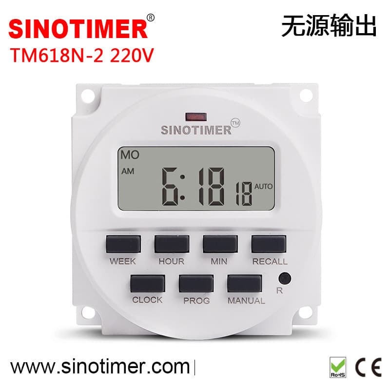 TM618N-2 Microcomputer Time Control Switch, Intelligent Switch, Timer, Power Supply, Timer Switch, 220V