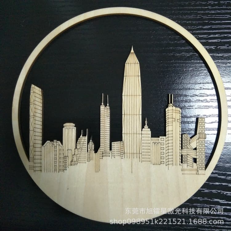 Turnkey Service! Wood and Acrylic Craft Surface Laser Engraving Processing, Wood and Bamboo Product Cutting Processing