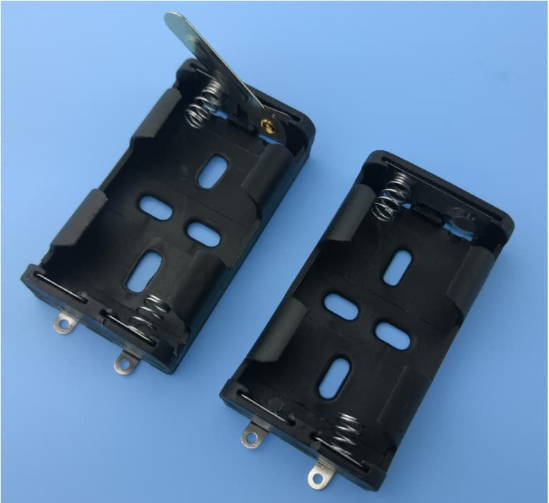 Premium Switch Battery Holder, 2x AA Battery Holder, Knife Switch