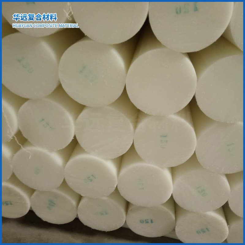 Factory wholesale high molecular polyethylene solid plastic rods, wear-resistant, flame-retardant, anti-static UHMWPE rods