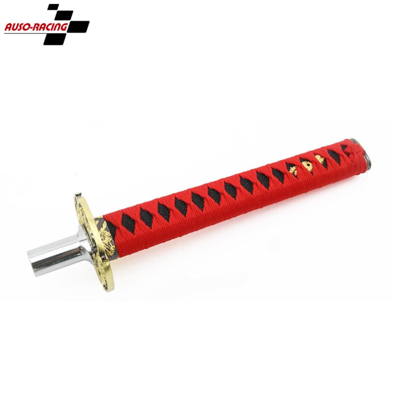 Car Modification Quality Katana Shift Knob Racing Manual Shift Handle Universal Gear Stick Head 15cm 25cm