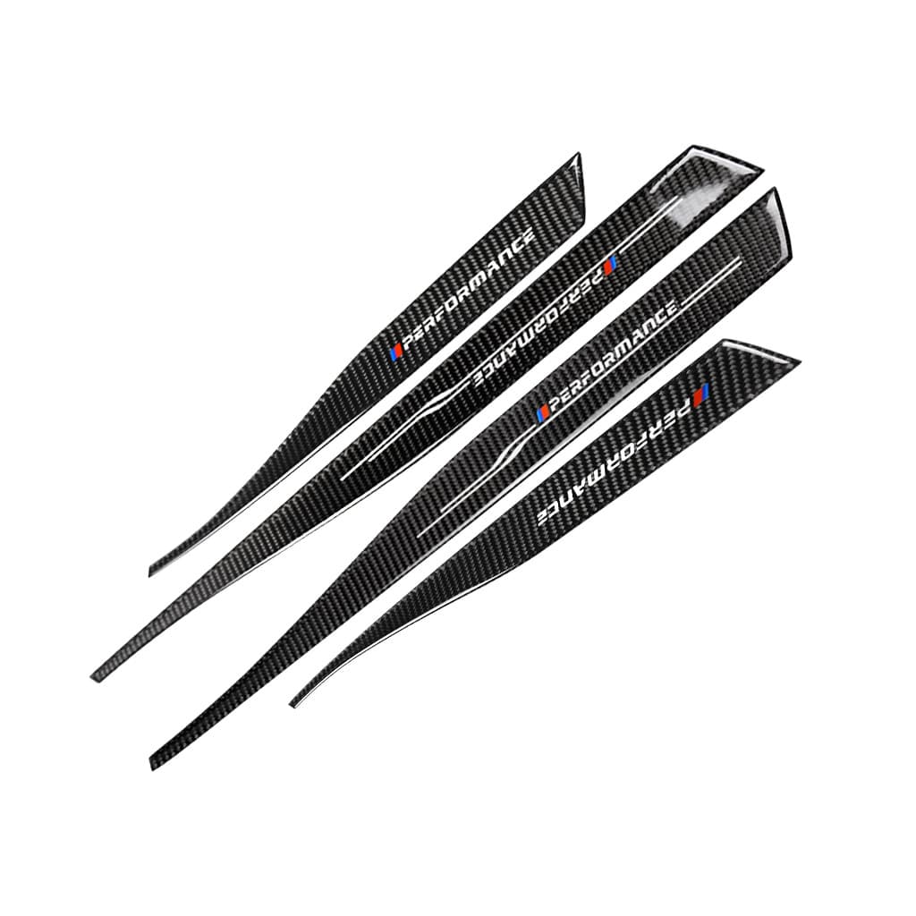Suitable for BMW Old 5 Series E60 Door Sill Carbon Fiber Wear-Resistant Scratch-Resistant Door Panel Protection Panel Interior Modification Accessories