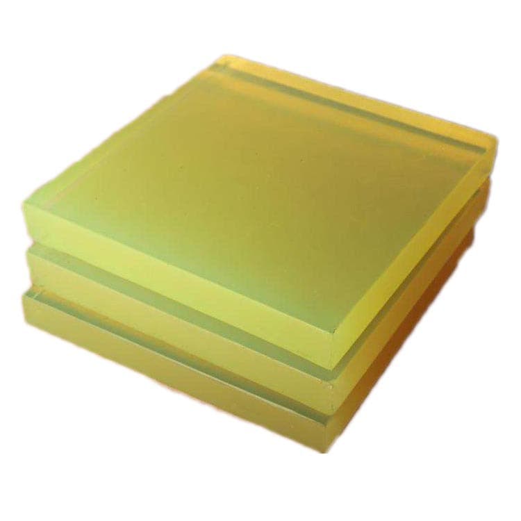Factory wholesale high hardness PU board various semi-transparent anti-static Urethane rubber sheet and rod providing processing high elasticity