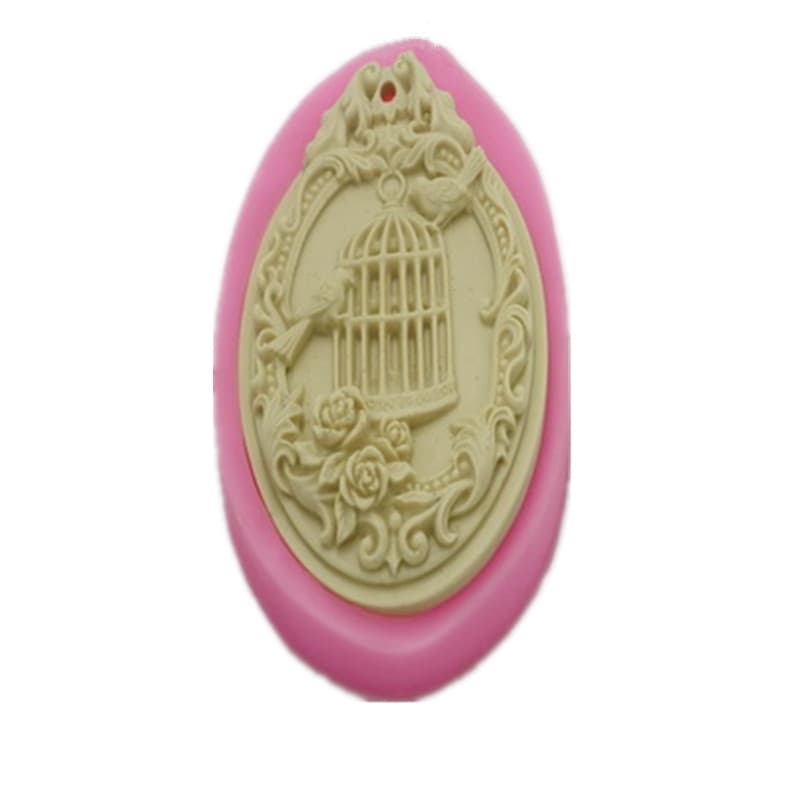 Birdcage Silicone Mold Liquid Silicone Fondant Cake Chocolate Mousse Mold DIY Baking Tool