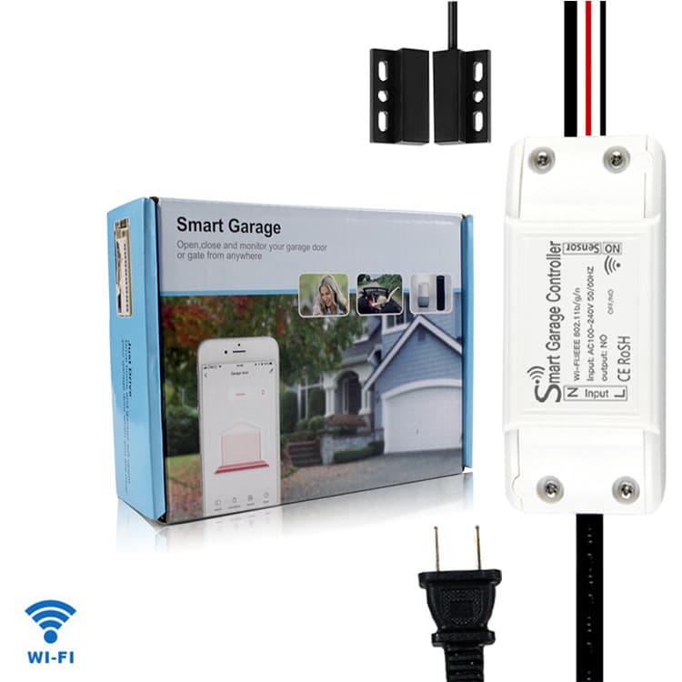 WIFI Smart Garage Door Switch, Tuya Smart App Wireless Remote Control Garage Door