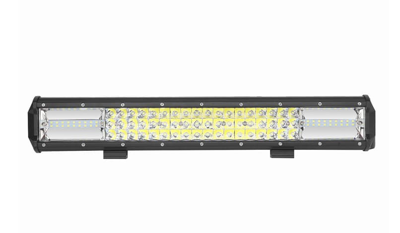 Three-row 90-inch LED 270W long strip light, SUV roof light, car grille LED spotlight, modified light.