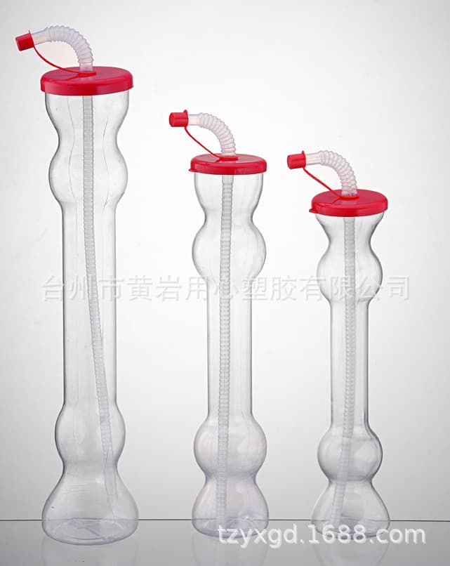 Factory Direct Plastic PET Straw Cup Slush Cup Juice Cup Double Bubble Cup Smoothie Cup