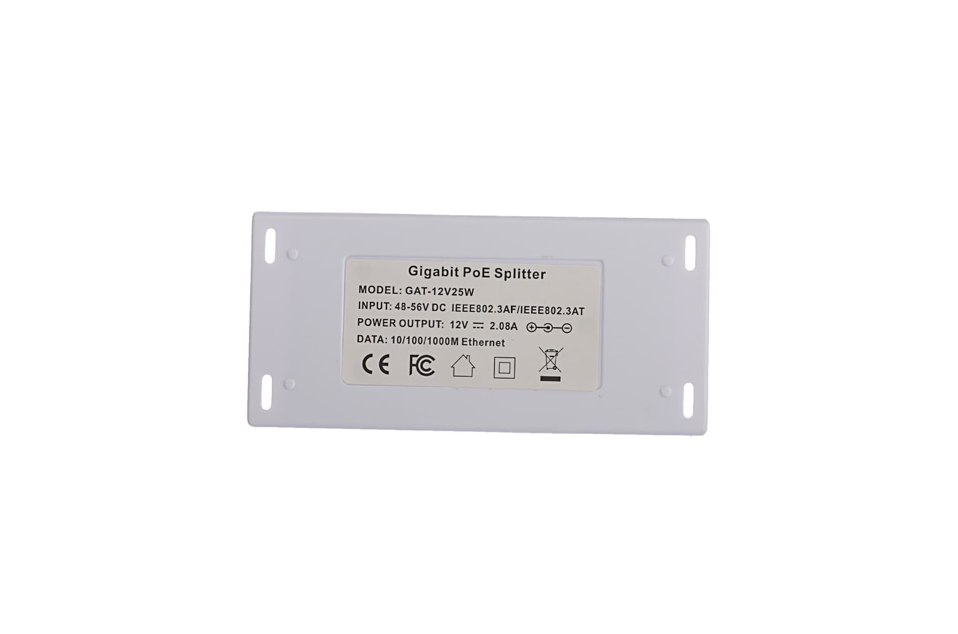 802.3af/at POE to 12V 25W splitter reverse POE