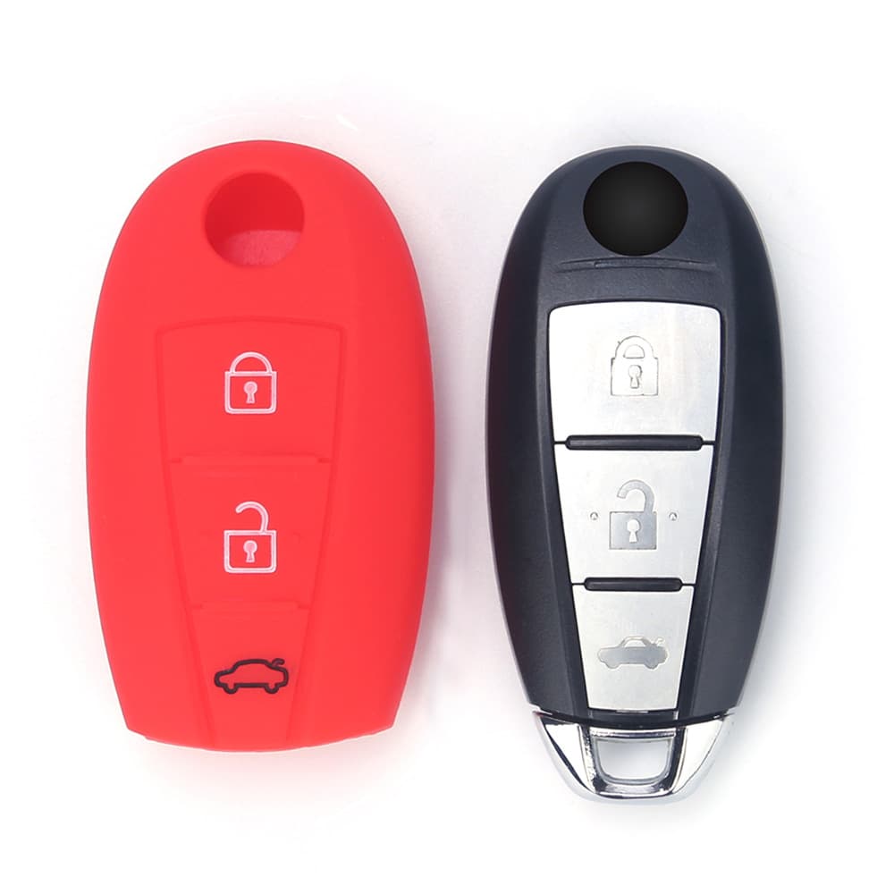 Silicone Key Case Cover for Suzuki Vitara 3-Button Key Fob SUZUKI Ignis Key Case Wholesale