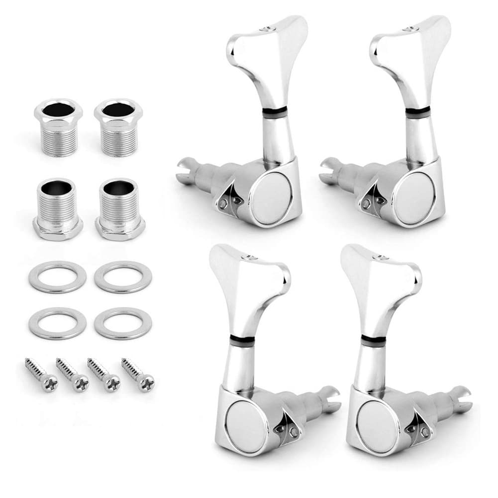Electric bass tuning pegs