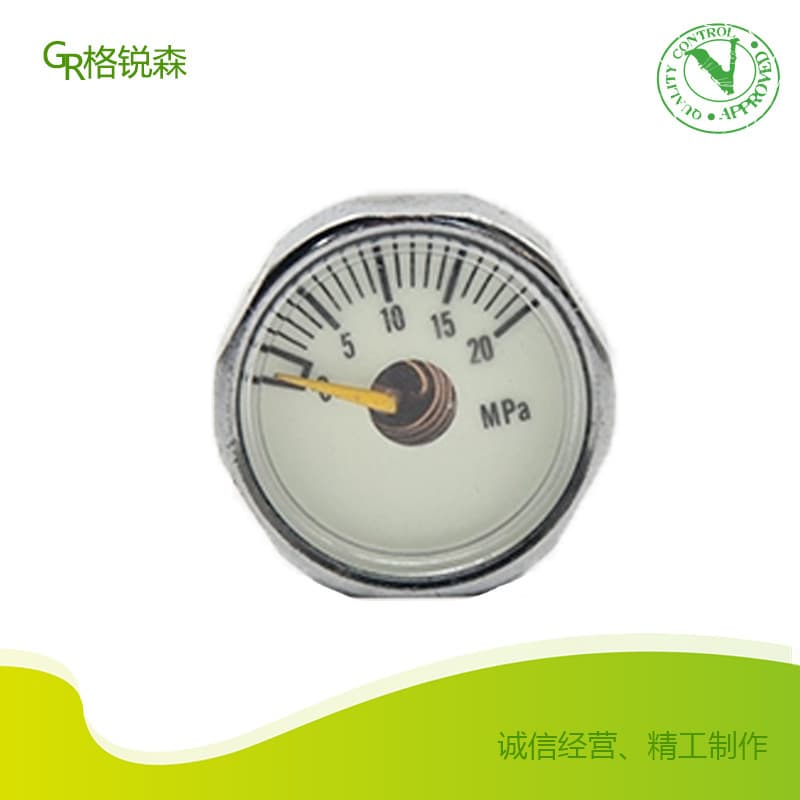 Factory Direct 25mm Mini Pressure Gauge, Universal Micro Pressure Gauge for Diving Air Pumps and Firefighting Equipment