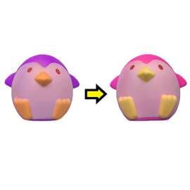 Temperature-Sensitive Slow-Rebound Color-Changing Male Penguin New Style Squishy for Cross-Border Supply