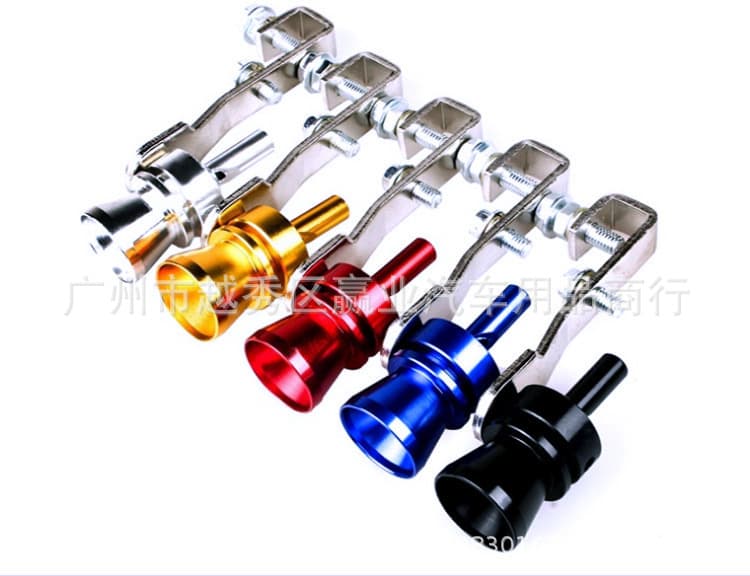 Motor Turbo Whistle Car Exhaust Pipe Tailpipe Modification Sound Booster Variable Tone Whistle Cool