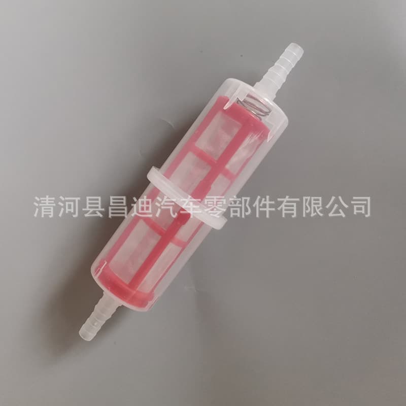 Nylon Mesh Plastic Diesel and Gasoline Fuel Filter with 8mm and 10mm Interfaces for Solution Filtration