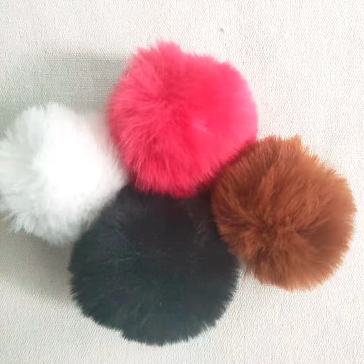 Red Bean Pod Pom Poms Handmade DIY Plush Ball Bag Accessories Clothing Shoes Hats Pendant Accessories Keychain Ornaments