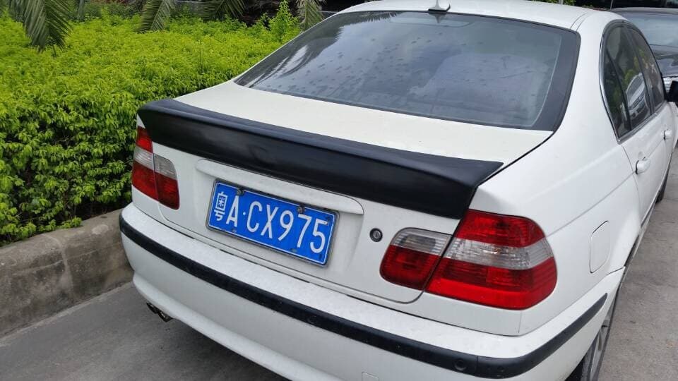 For 99-06 BMW E46 4-Door CSL Style Resin ABS Rear Spoiler Lip Wing Car Modification