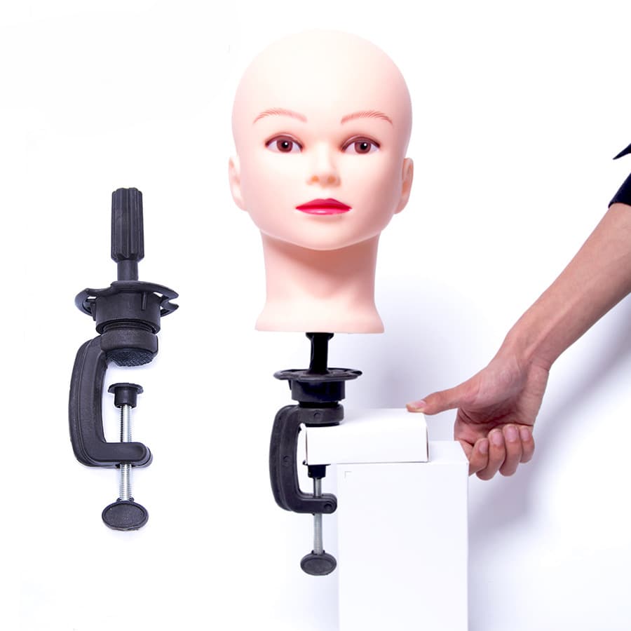 Wig Stand Canvas Head Small Stand Mannequin Head Stand
