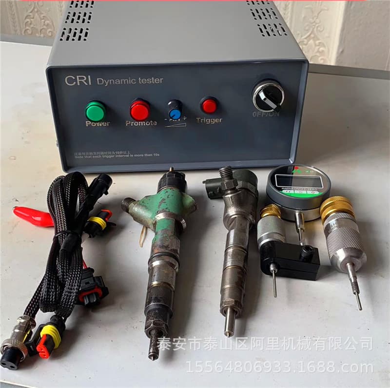 Export Type Electronic Injection Common Rail Injector Solenoid Valve Dynamic Stroke Tester, Compatible with 110 and 120