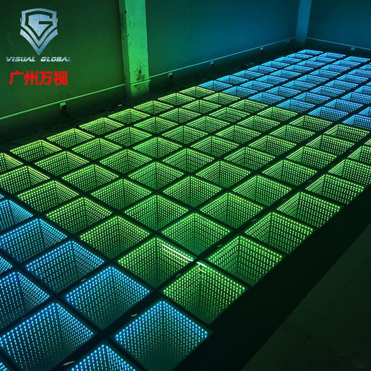 Bulk Supply Direct from Manufacturer: Bar Stage Illuminated Floor, Endless Abyss, and 3D Mirror Floor Tile Lights