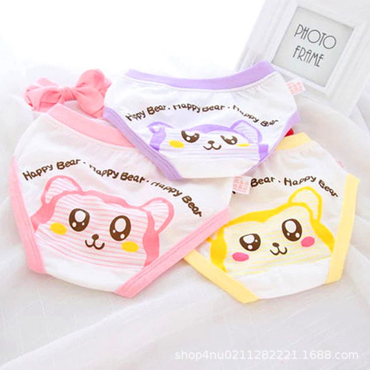 Cartoon children's underwear, baby bread pants, girls' and boys' boxer briefs, children's underwear, infant and toddler factory direct sales.