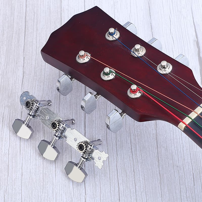 Guitar Tuning Pegs Folk Wood Guitar Open Tuning Pegs Knobs Guitar Accessories Metal Pegs Accessories