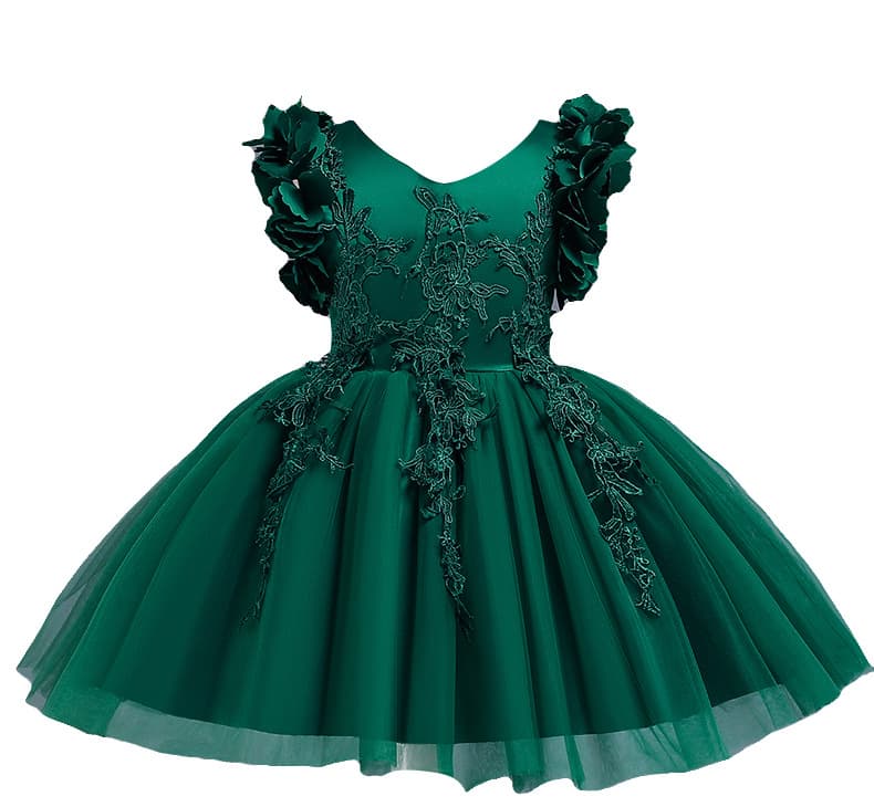 Children's Day Formal Dress Stage Runway Gown Princess Dress Flower Girl Wedding Dress Little Girl Party Dress Kids Performance Costume