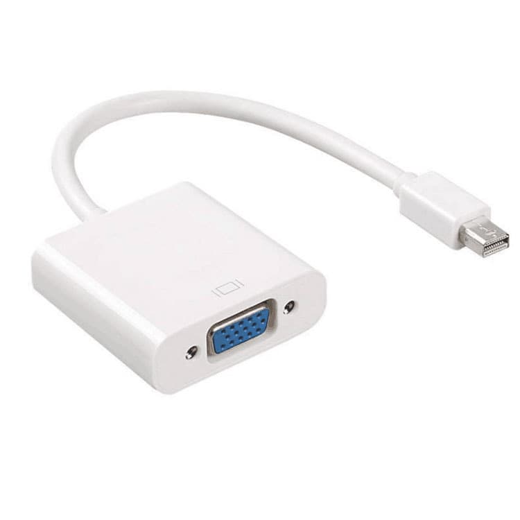 Mini DP to VGA Adapter, Thunderbolt to Monitor HD Converter Cable, Mini DisplayPort to VGA