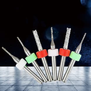 Wholesale PCB End Mill Fish Tail End Mill Solid Tungsten Steel End Mill Circuit Board Bakelite Board Epoxy Board Aluminum Plate PCB End Mill
