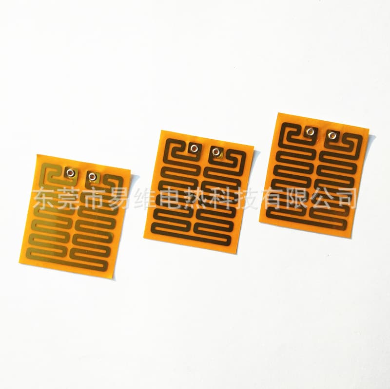 Hand warmer heating element 3 ohm heating film pi heating element flexible electric heating film