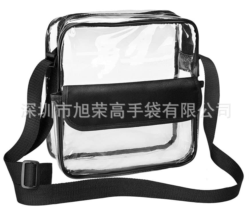 Cross-border exclusive for Europe and America fashion PVC women's bag transparent PVC crossbody bag transparent shoulder bag PVC handbag jelly bag