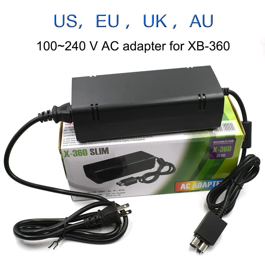 Xbox360 Slim Power Supply Adapter Xbox360 Thin Machine Power Supply Digital Computer Accessories