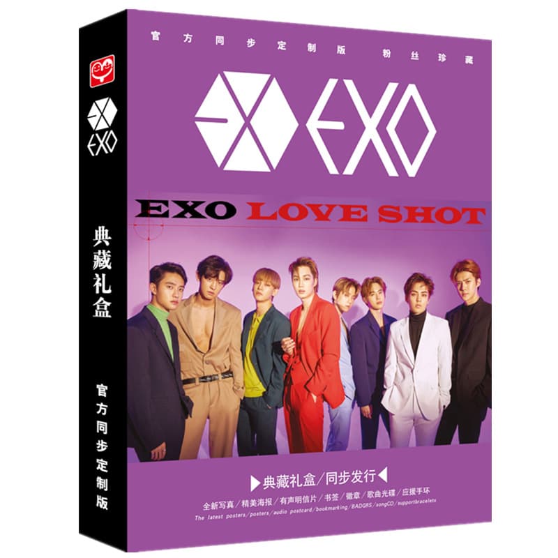 Unpriced EXO Gift Bundle: Star Merchandise with Postcards, Photo Book, and CD Wholesale