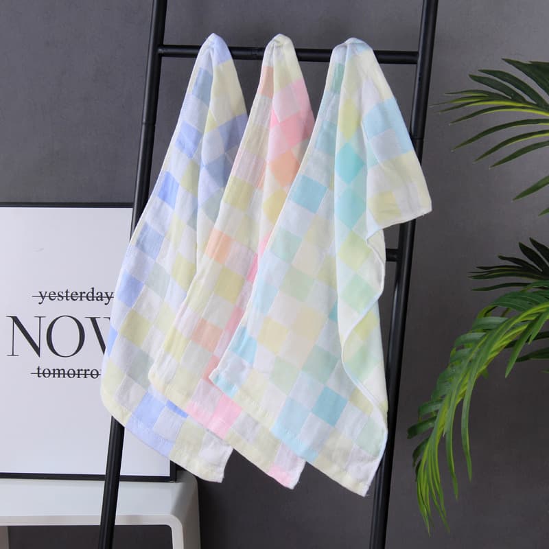 Manufacturer Wholesale of Double-Layer Gauze Children's Towels for Kindergarten Face and Hand Wiping, Skin-Friendly for Babies