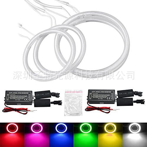 LED 5050 with IR CCFL Angel Eye Car Light COB Angel Eye Aperture Modified CCFL Angel Eye Set