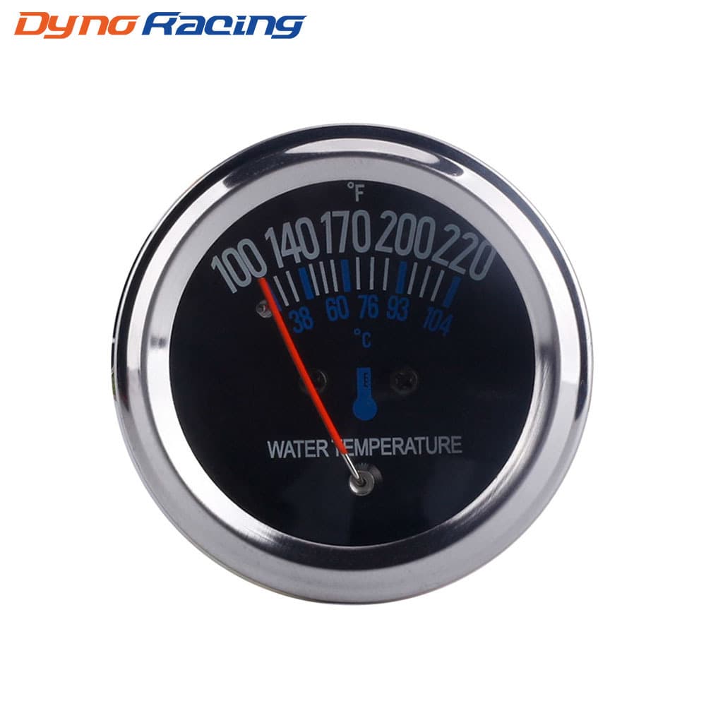 Cross-border Hot Sale Car Custom 52MM Mechanical Water Temperature Gauge 100~220°F 12V Universal Meter