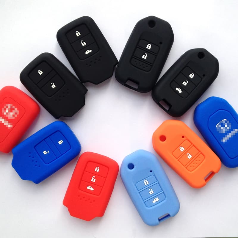 Silicone Car Key Case Cover for Honda CRV, Civic, XRV, Accord, Lingpai, Binzhi, Jiede, Guandao