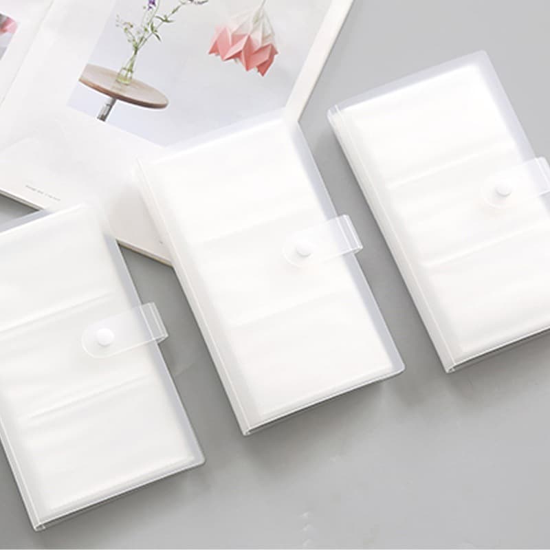 Unisex Multi-Slot Card Holder, Business Card Case, High-Capacity Card Pouch, Printed Business Card Storage Album