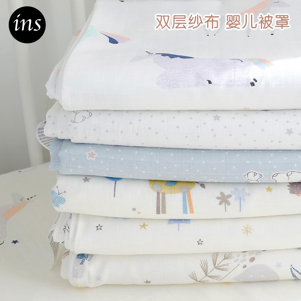 Baby crib cover, children's duvet cover, new style, pure cotton gauze baby/newborn bedding for kindergartens.