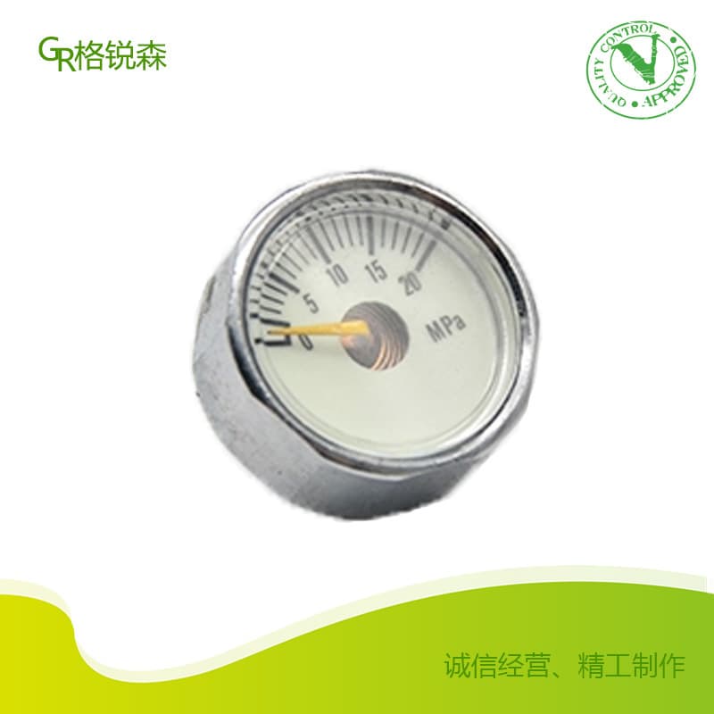 Factory Direct 25mm Mini Pressure Gauge, Universal Impact-Resistant Micro Pressure Gauge for Diving Air Pumps and Firefighting Equipment