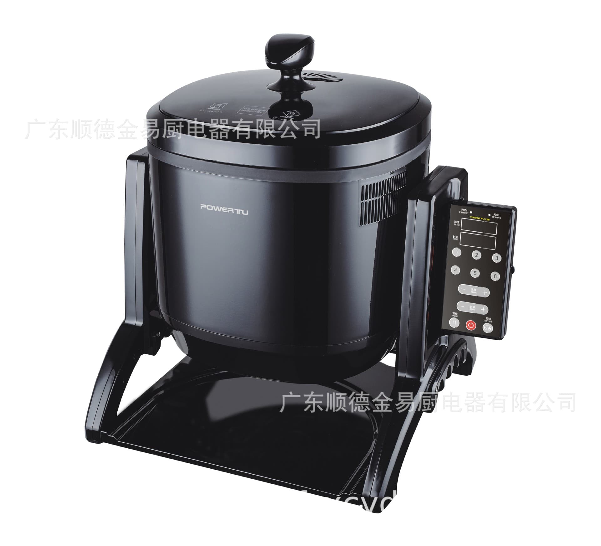 A piece of cake! Commercial fully automatic cooking machine, intelligent robot rice and noodle frying machine, 6L capacity.