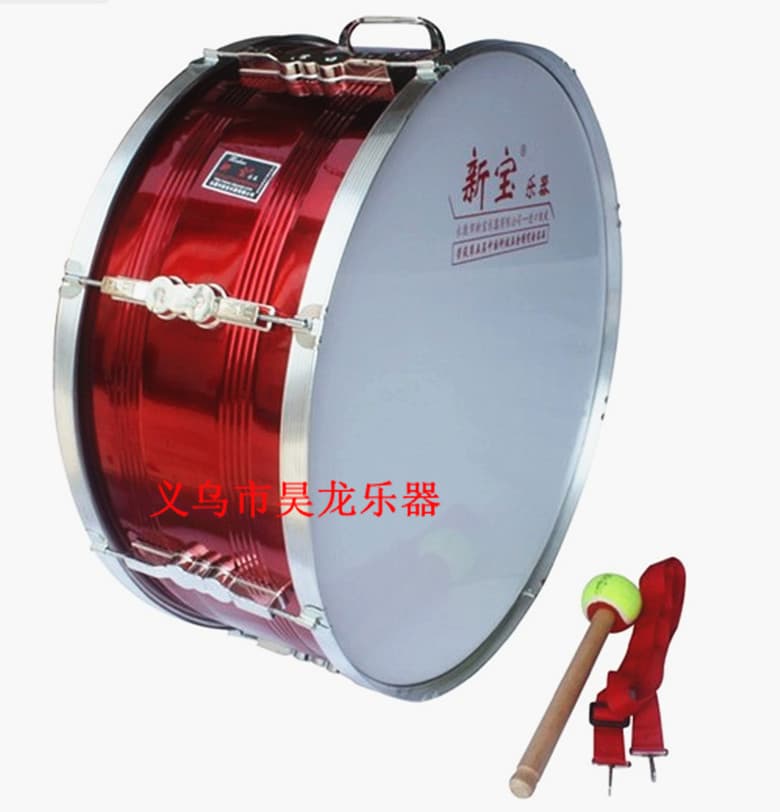 Various sizes of large military drums, musical instruments, brigade drums, student drums of various colors, large military drums, young pioneer drums, and foreign drums.
