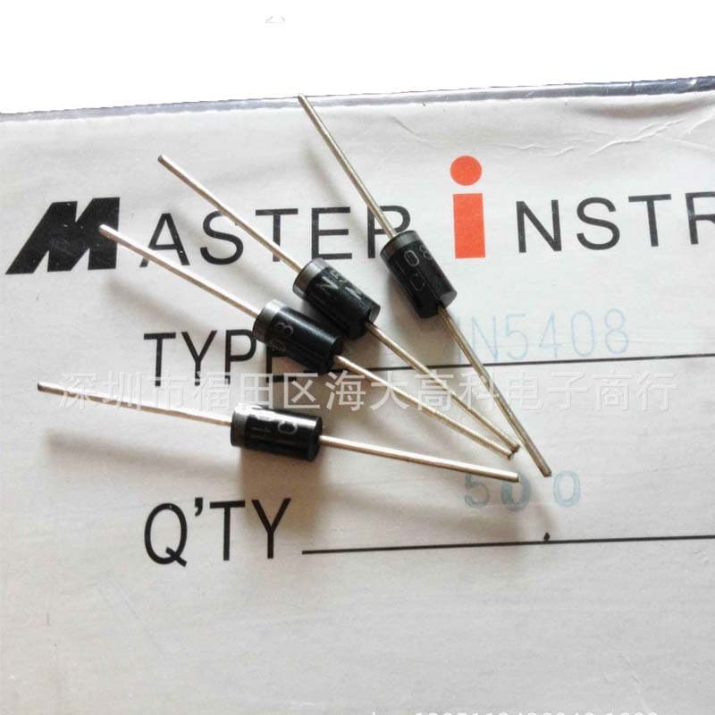 Through-Hole IN5408 DO-27 Rectifier Diode 1N5408 3A 1000V MIC