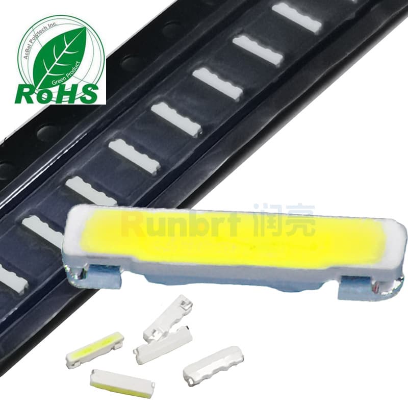 High-brightness 020 white backlight LEDs are widely used in backlighting, computer keyboard indicator lights, etc.