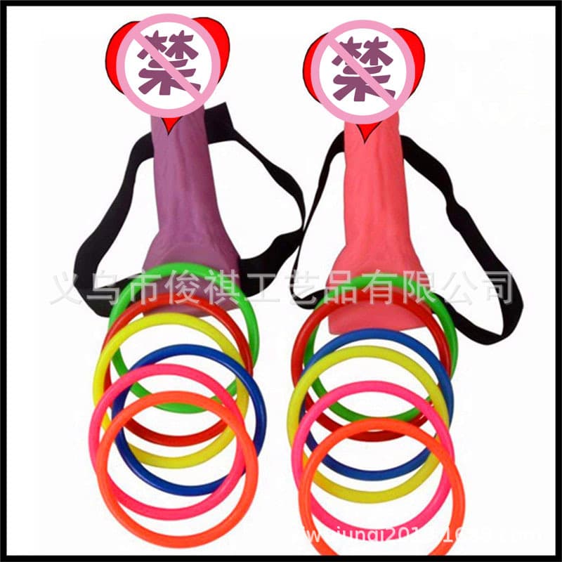 Spot bachelor party ladies game sexy big bird toy ring dick head hoopla throwing ring