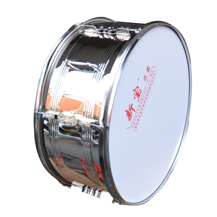 Xinbao Stainless Steel Marching Bass Drum, Stainless Steel Snare Drum, Young Pioneers Drum, Musical Instrument Drum
