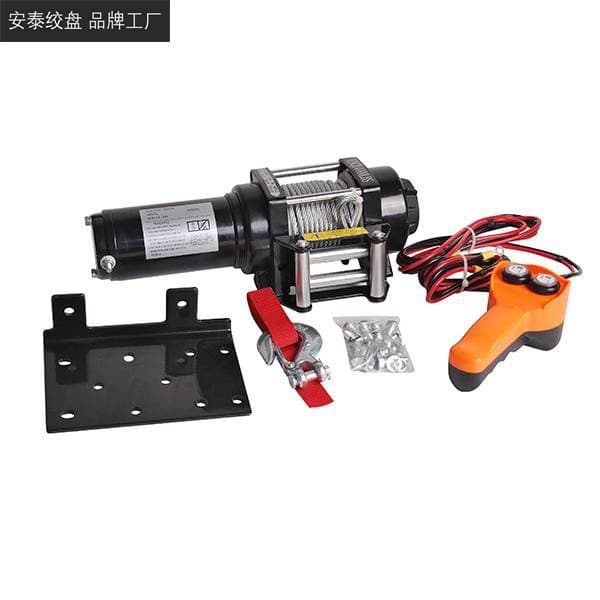 Factory direct sales of 12V/24V 4000lb electric winch for beach buggies, portable winch.